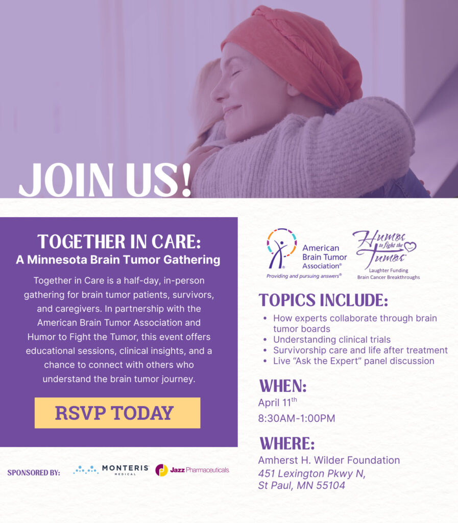 Join Us! Together in Care: A Minnesota Brain Tumor Gathering